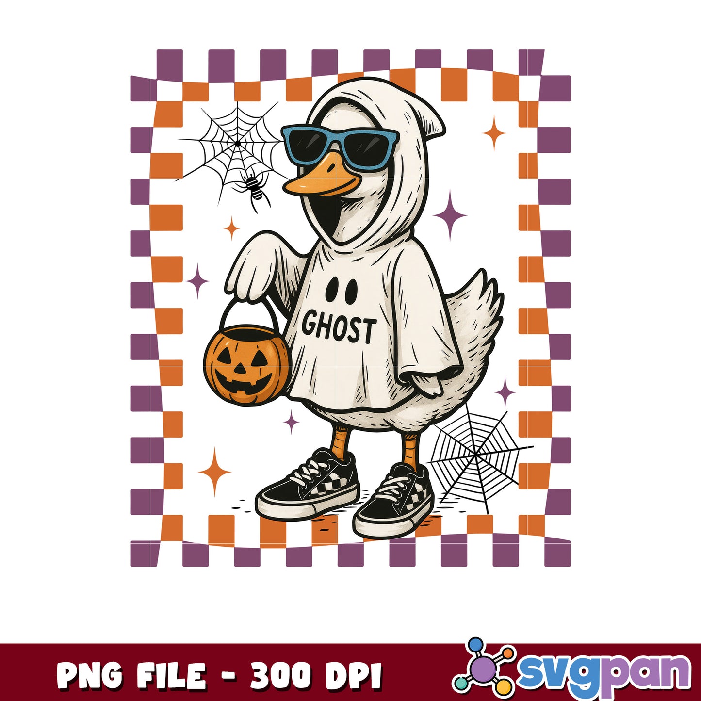 Funny goose halloween costume png, trick or treat png, halloween cartoon png
