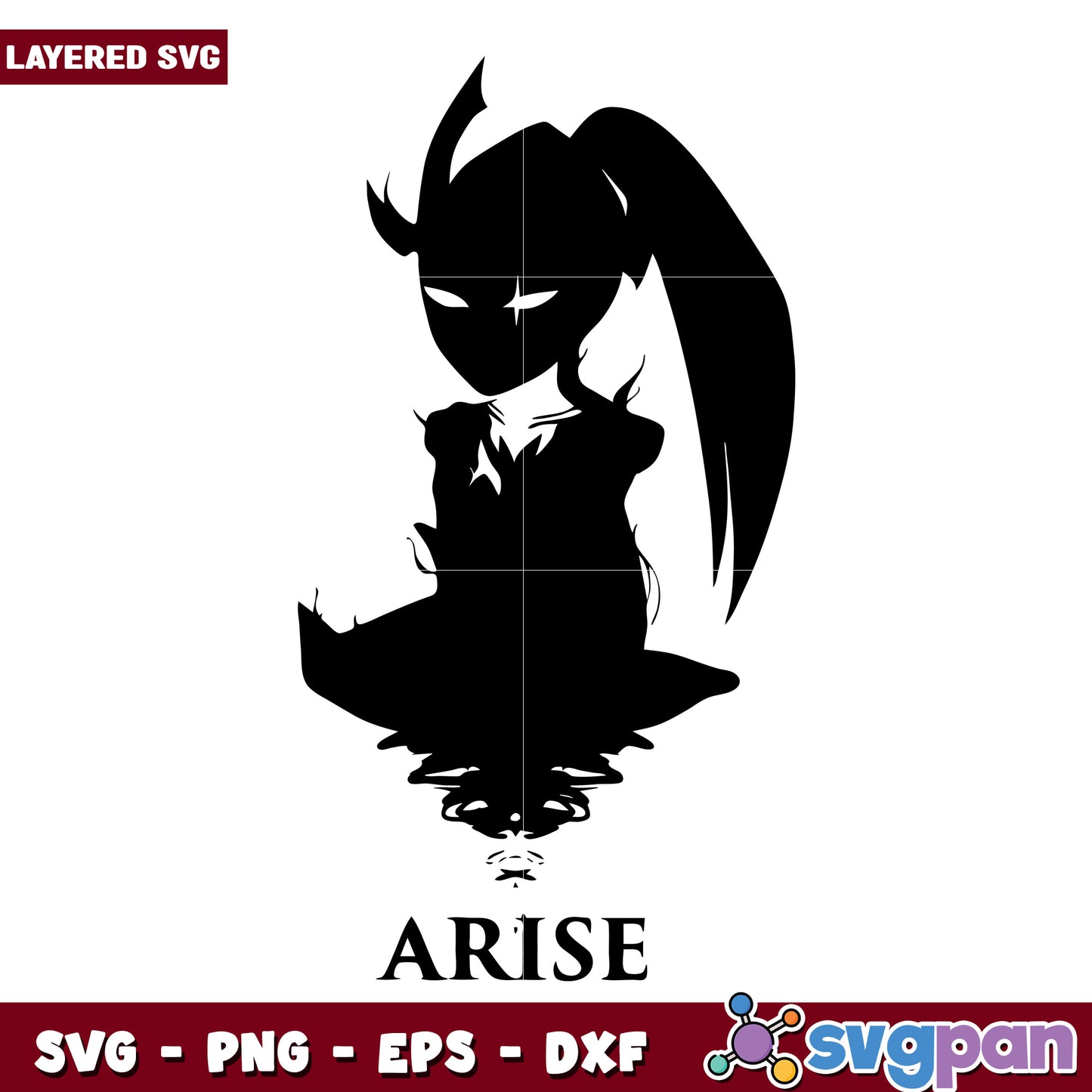 Funny igris design svg, jin woo vs beru svg, solo leveling anime svg