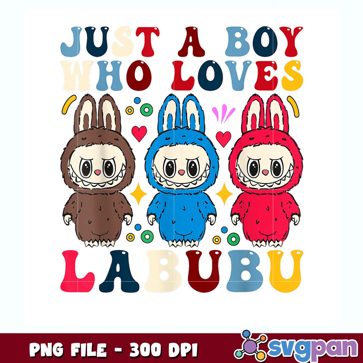 Funny labubu lover cute labubu the monsters png, funny labubu png, labubu lover png