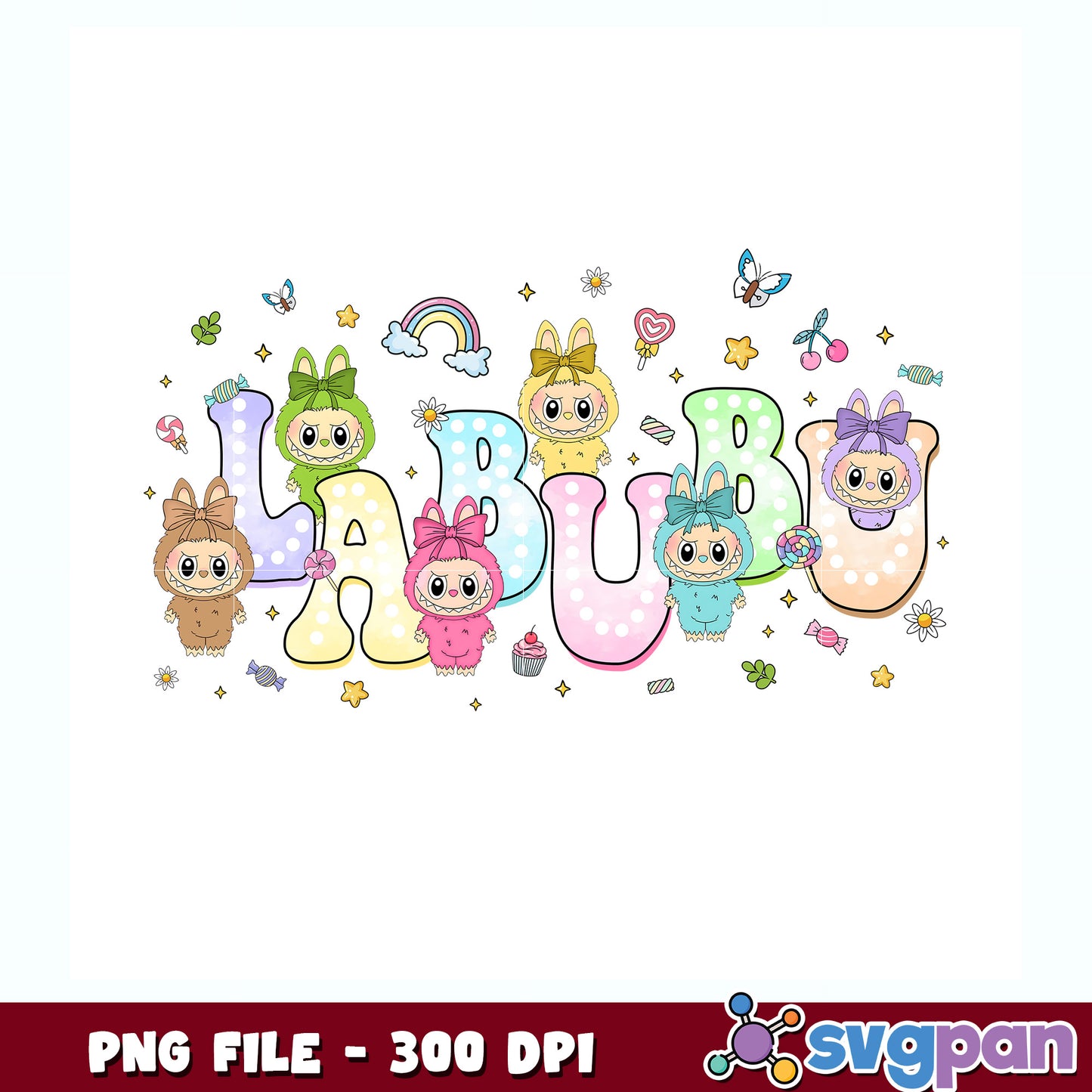 Funny labubu png, humorous labubu png, cartoon labubu png
