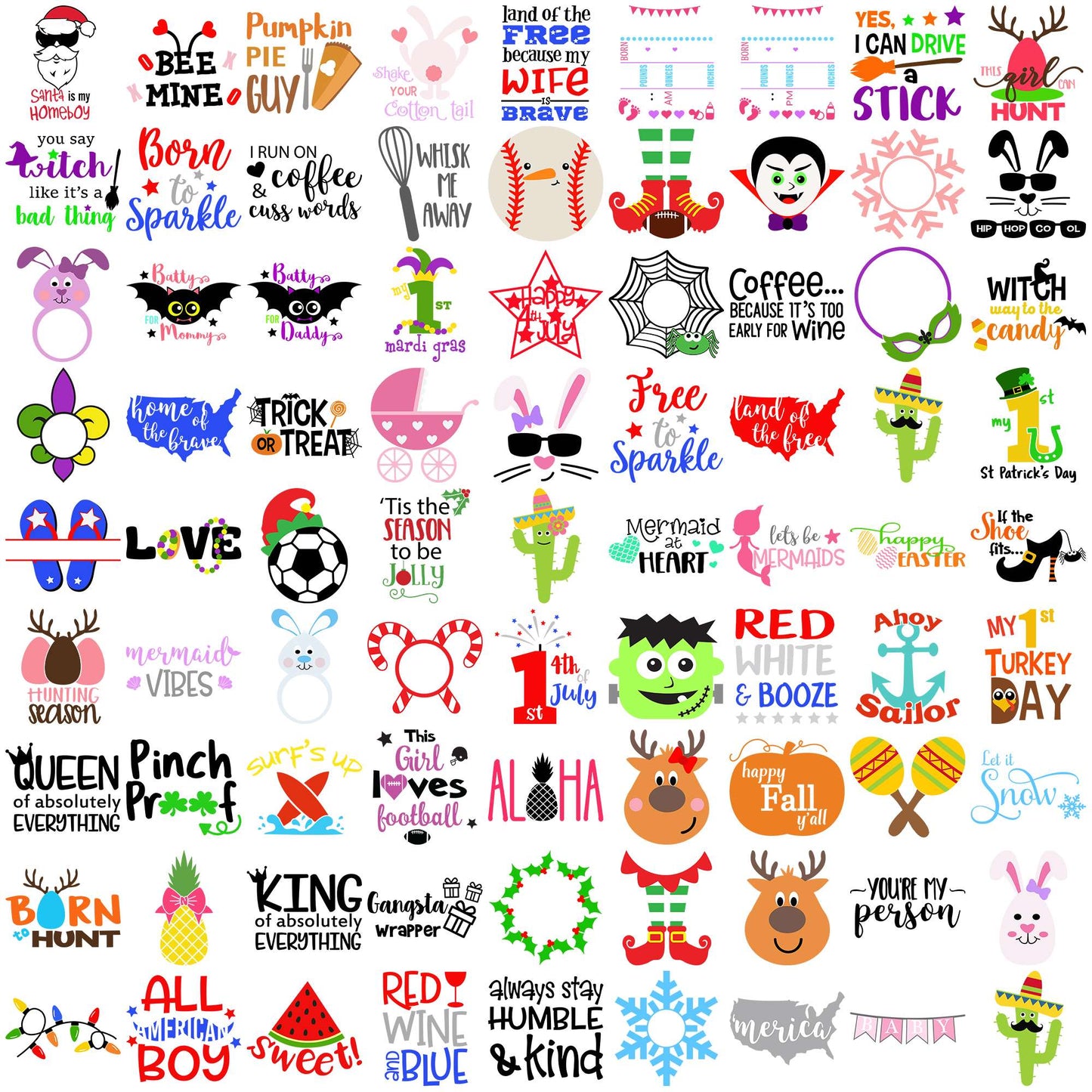 Funny quotes collection svg bundle, inspirational quotes svg, quote of the day svg