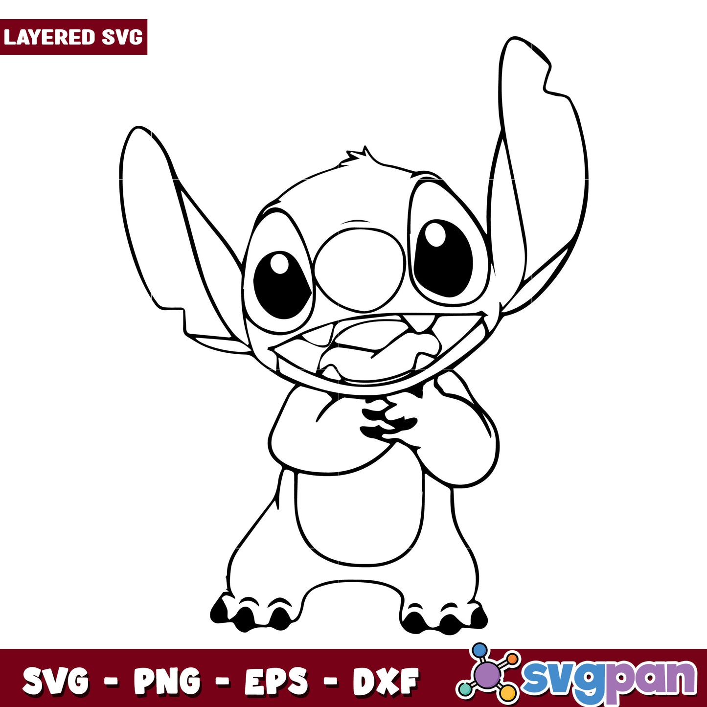 Funny stitch design svg, cute stitch toys svg, lilo and stitch svg