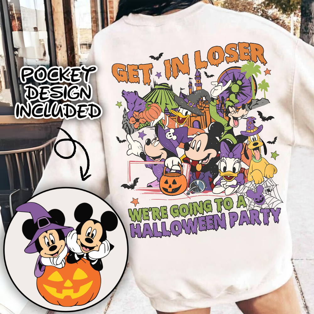 Get in loser we're having a party png, greatest time of the year png , halloween cartoons png