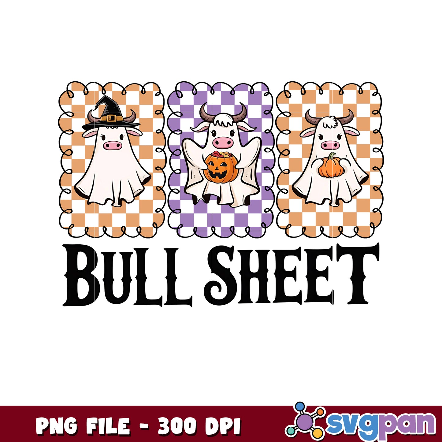 Ghost bullsheet png, halloween holiday png, halloween costume png