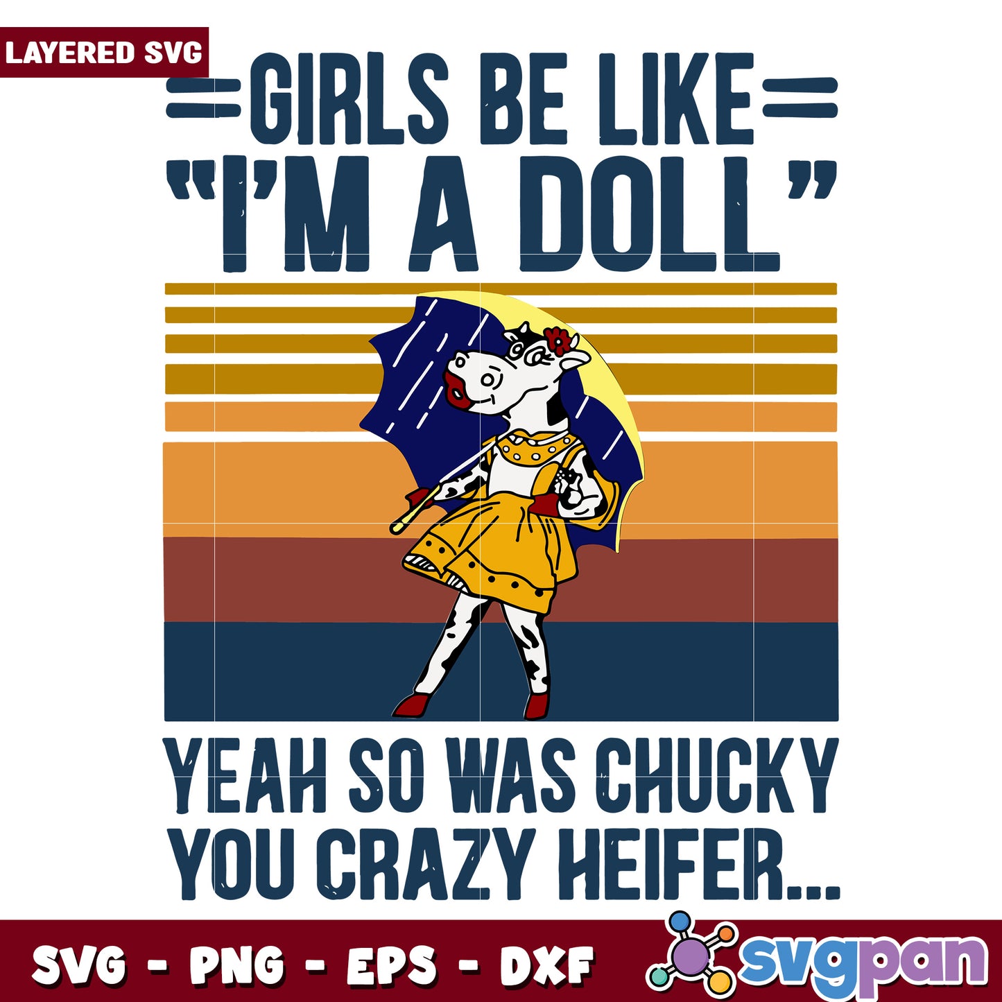 Girls be like im a doll svg, halloween svg, horror movies characters svg