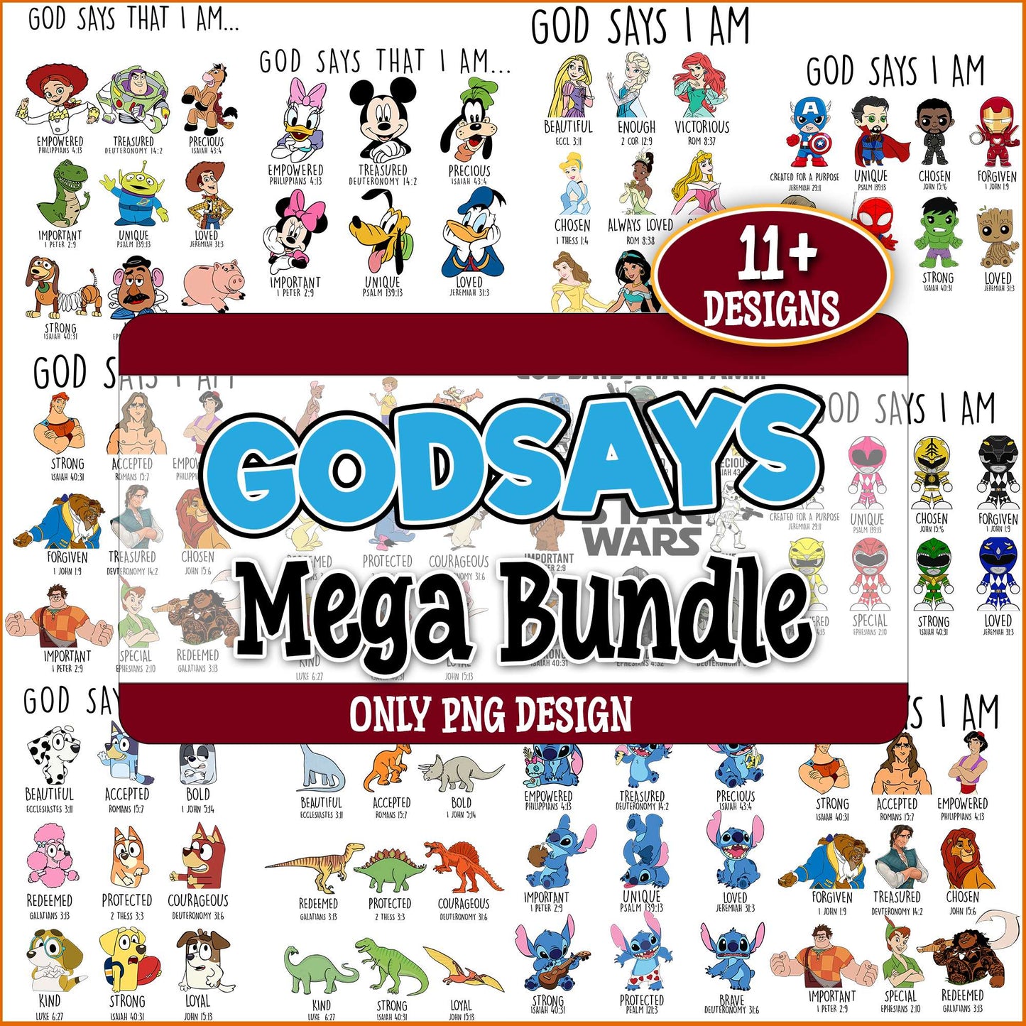 God message png bundle