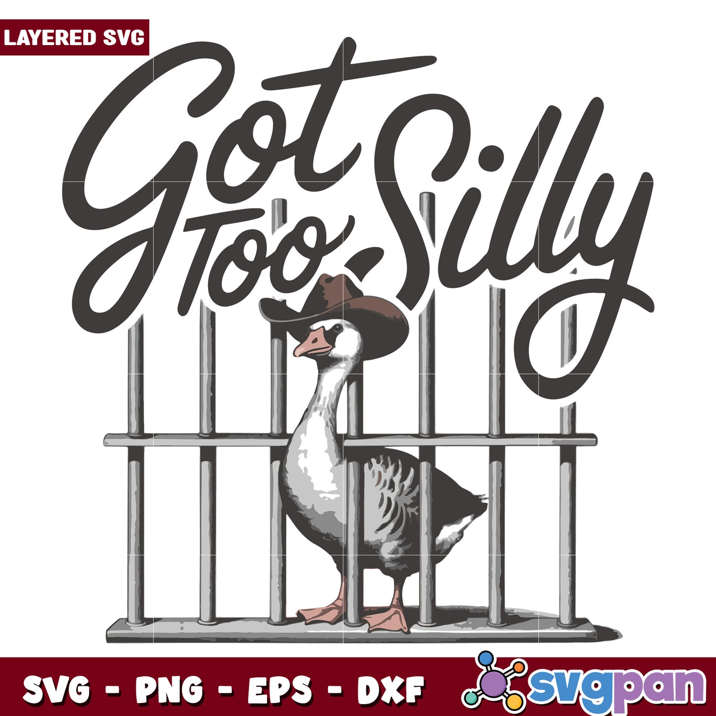 Got to silly svg, goose in prison svg, goose memes svg
