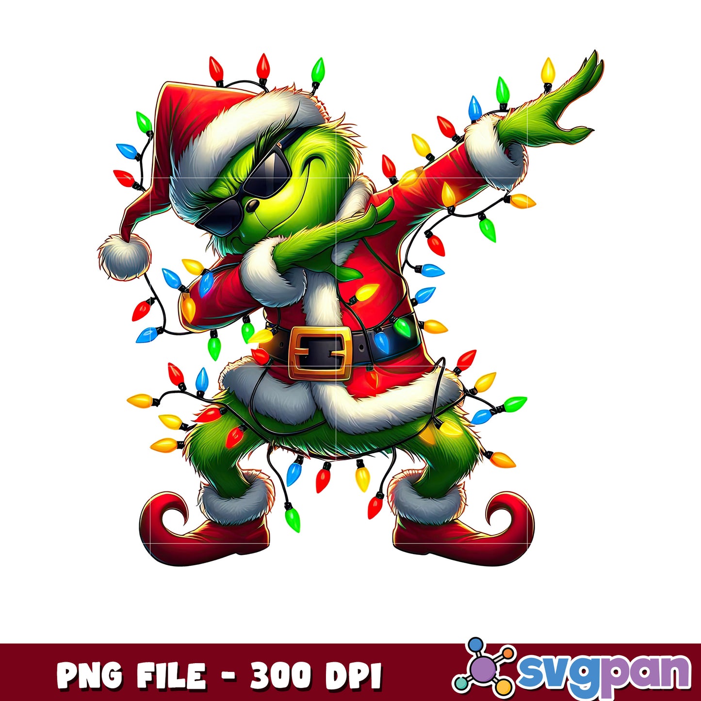 Grinch christmas design png, grinch pajamas png, grinch tree png