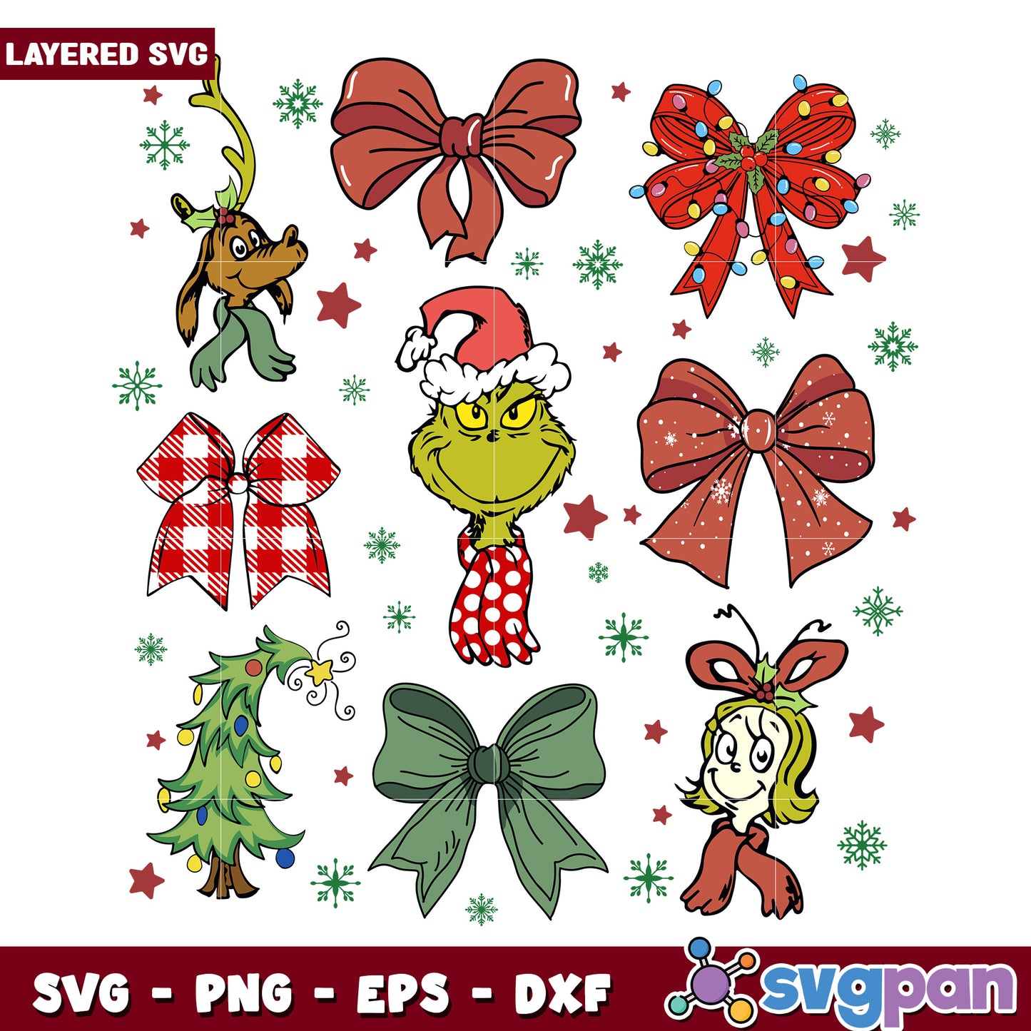 Grinch christmas svg, christmas bell svg, grinch time svg
