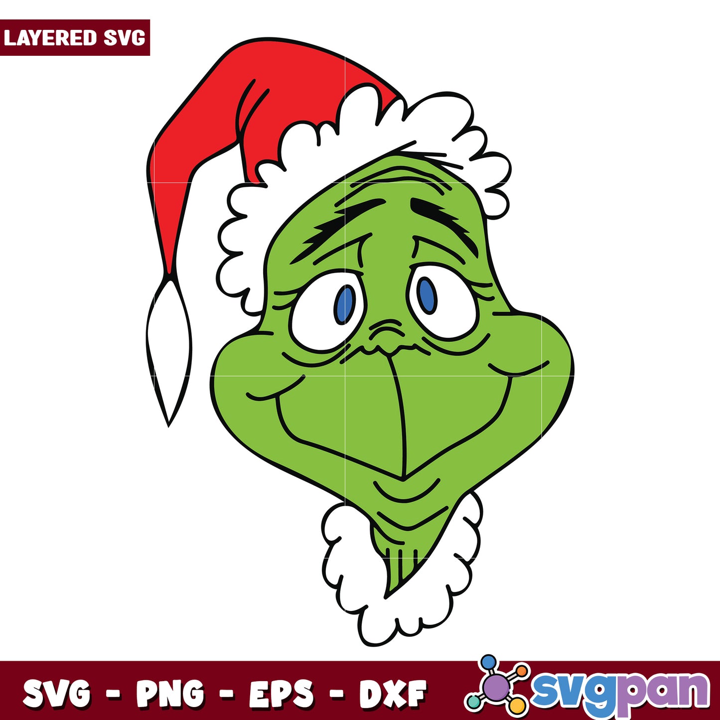Grinch face svg, christmas time svg, grinchy svg