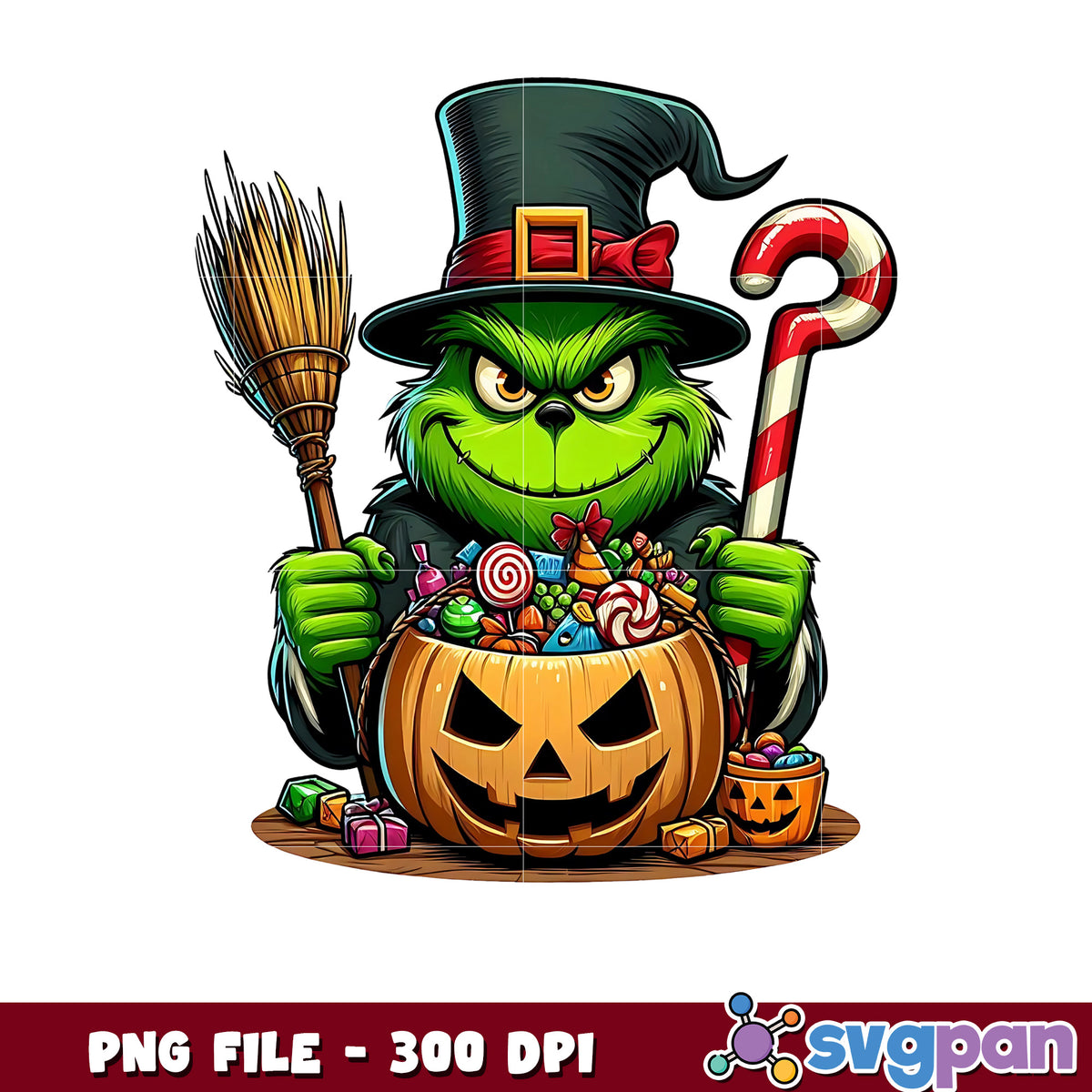 Grinch halloween png, halloween characters png, halloween png