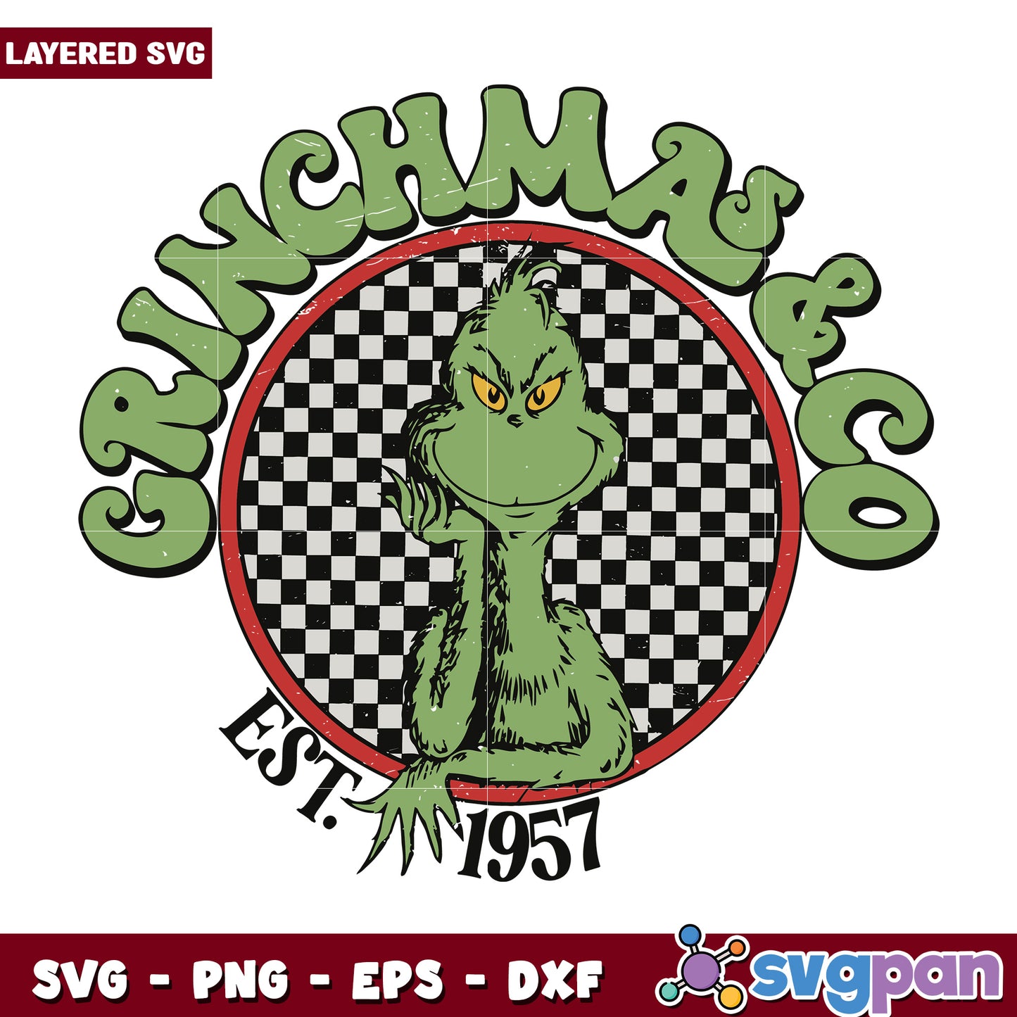 Grinchmas and co design svg, grinchy svg, christmas time svg