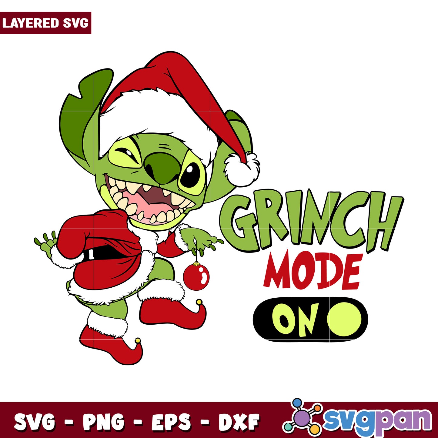 Grinch mode on svg, christmas sotry svg, the grinch svg