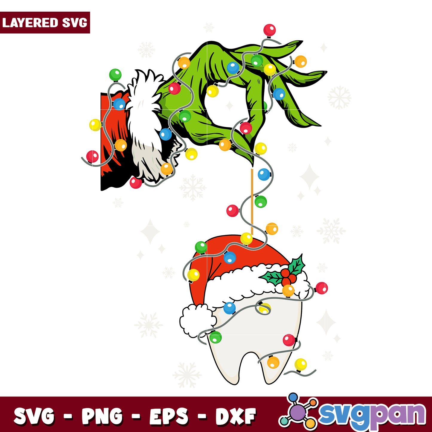 Grinch tooth svg, grinch smile svg, grinch movie svg