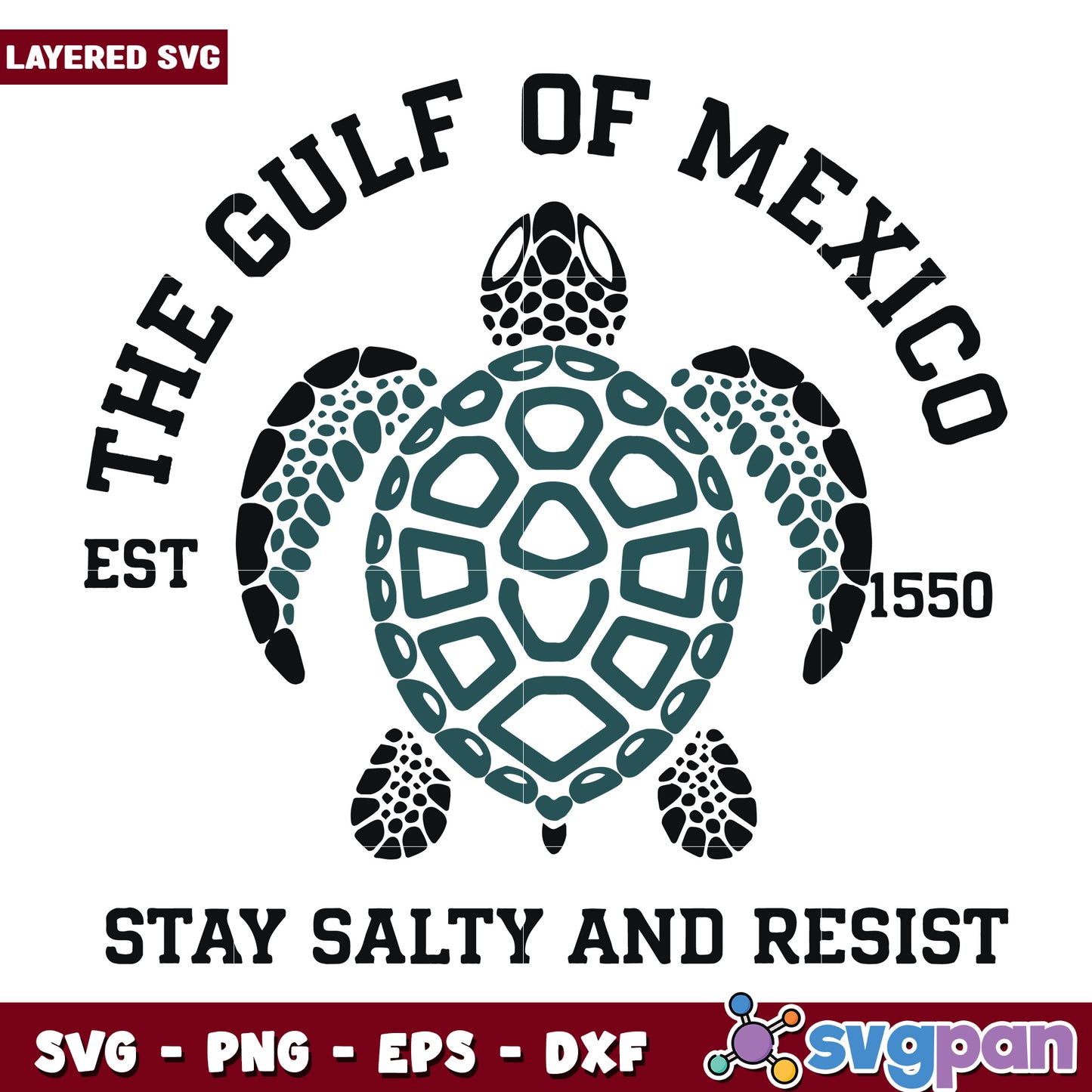 Gulf of mexico stay salty and resist svg, ocean conservation svg, southern progress svg (2)