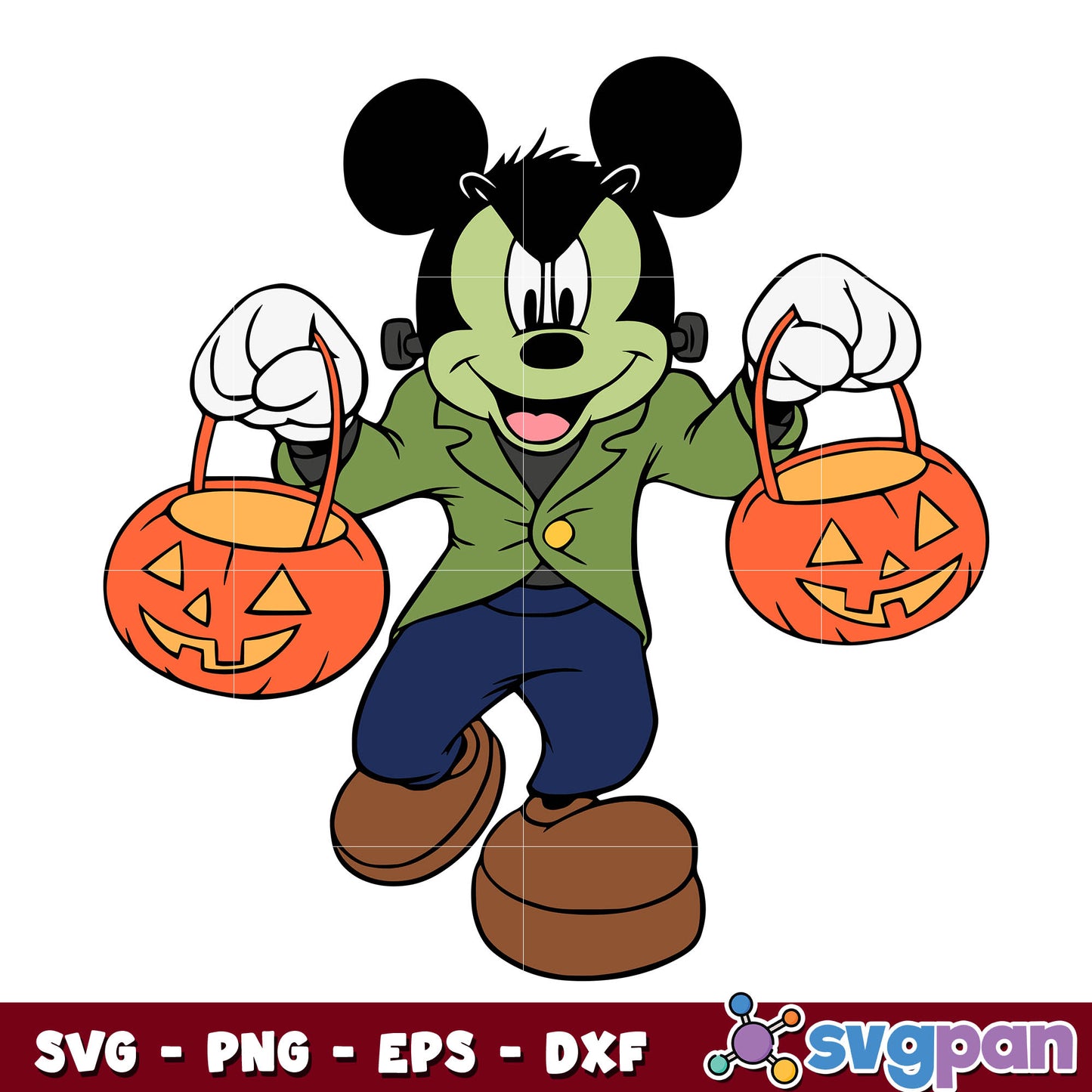 Mickey mouse Halloween svg