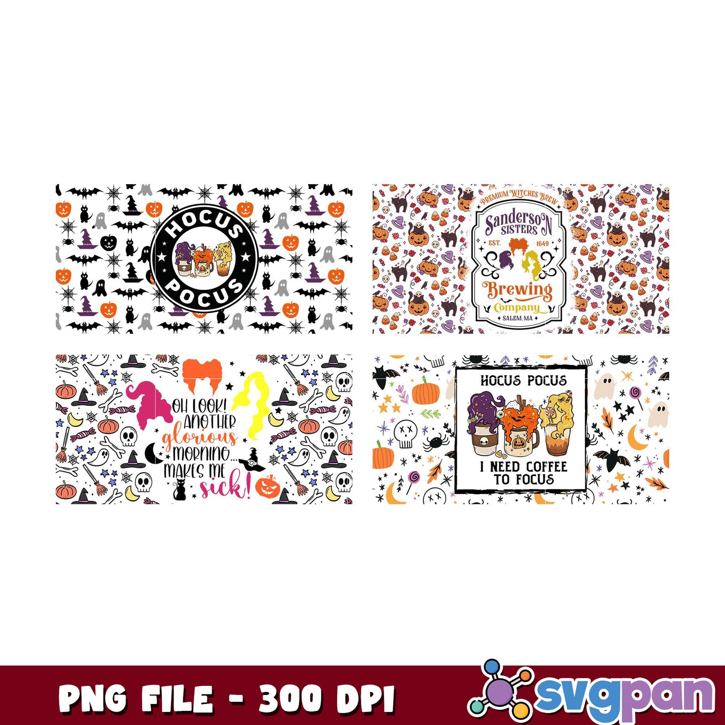 Halloween Bundle PNG Designs 300 DPI