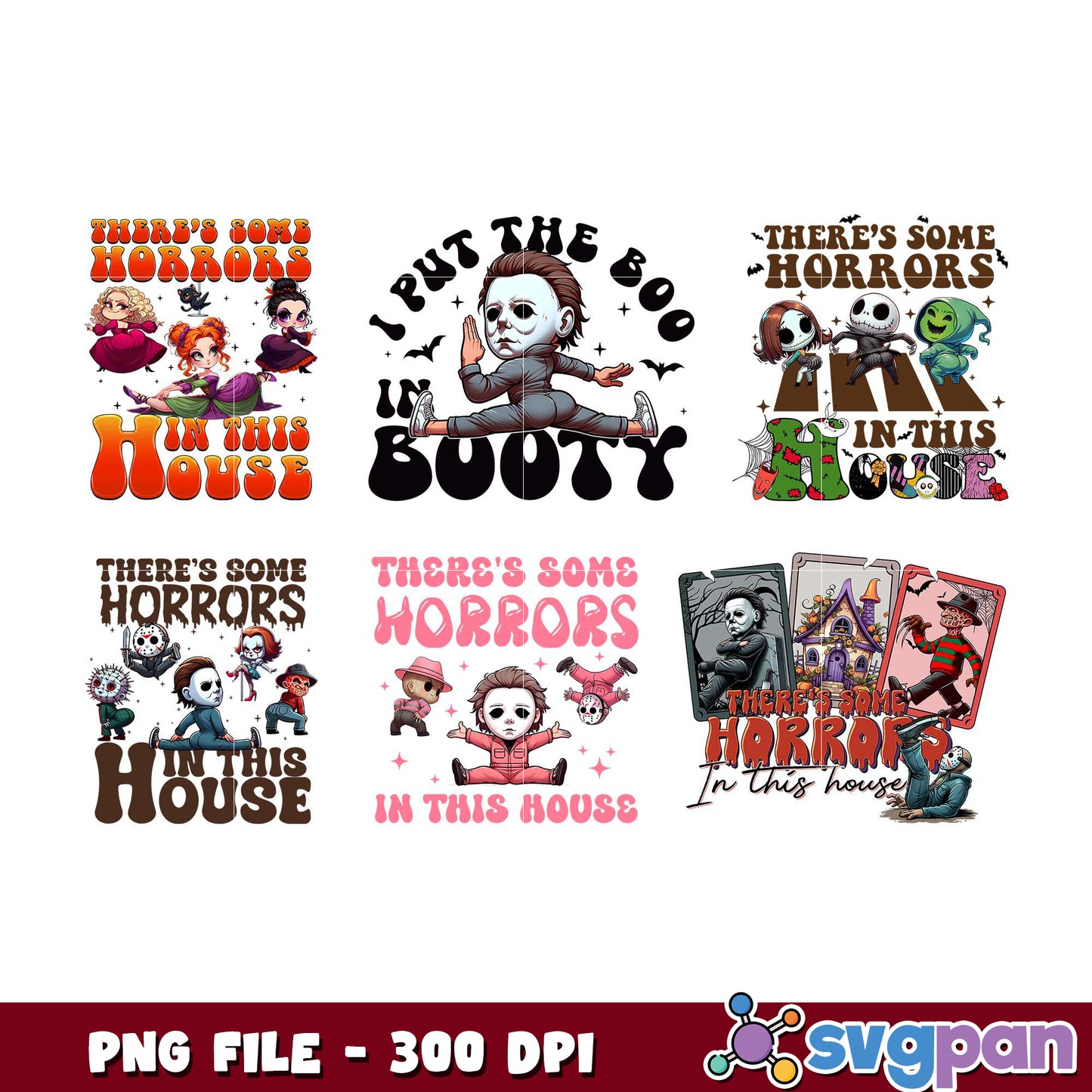 Halloween Horror Bundle Fun and Spooky Art PNGs
