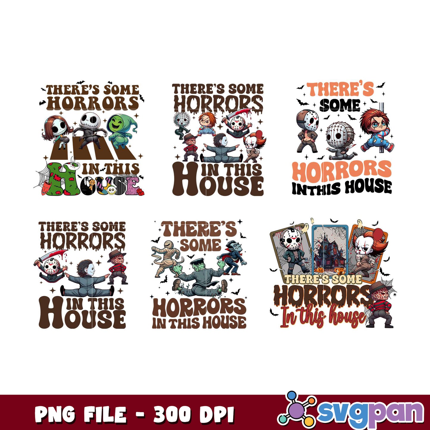 Halloween Horror Bundle PNG 300DPI