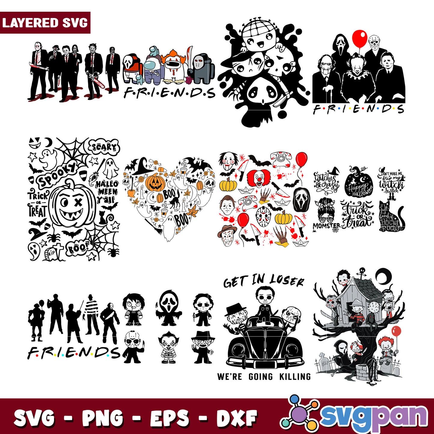 Halloween Horror Movie SVG Bundle