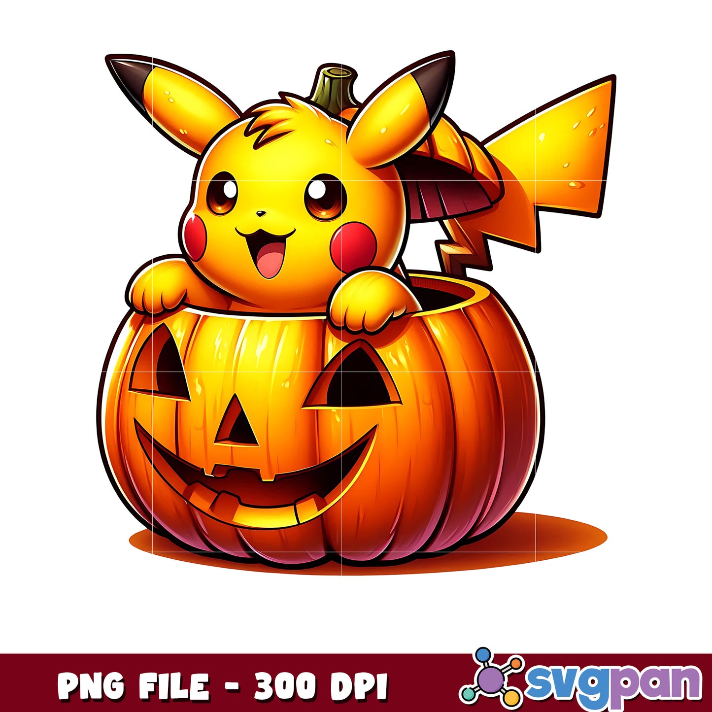 Halloween pumpkin pikachu png, happy halloween png, halloween pokemon png
