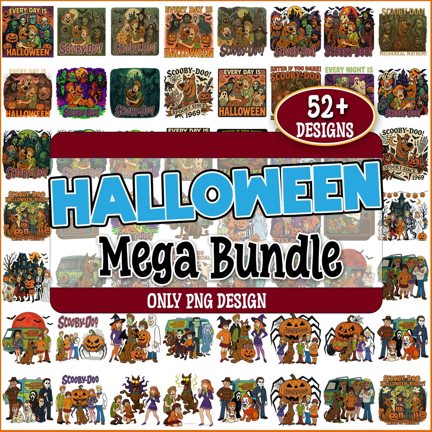 Halloween scooby doo png bundle