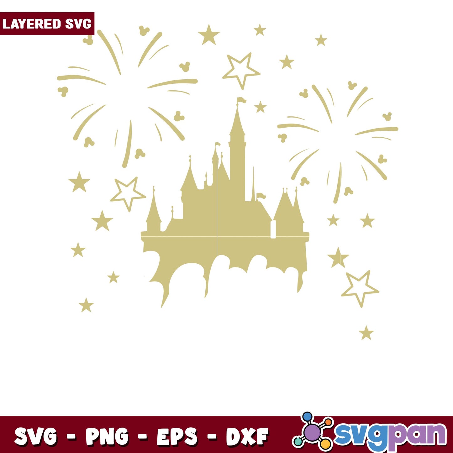 Happy new year white svg, Disney characters svg, Digital Download