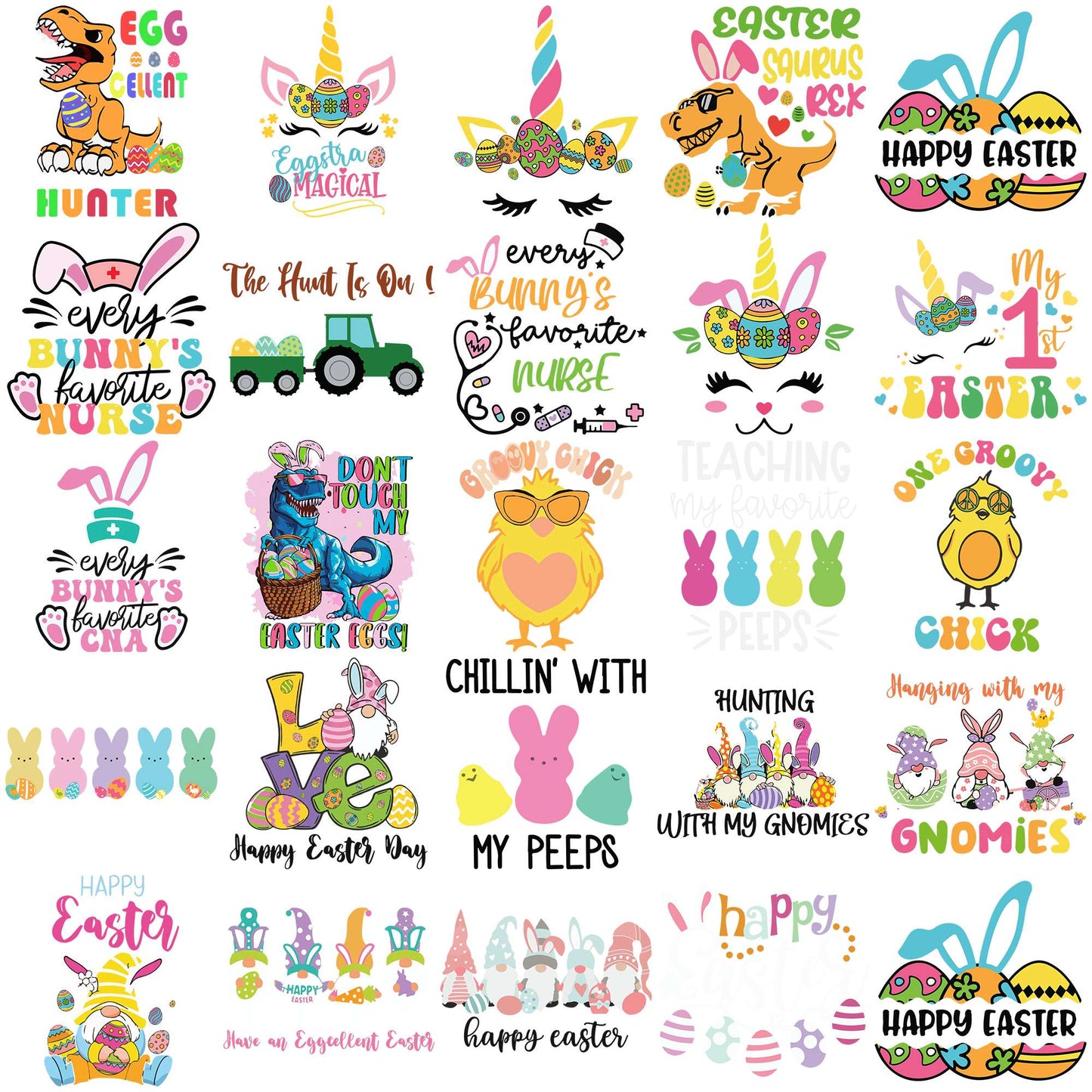 Happy easter design png bundle, when is easter png, easter 2026 png