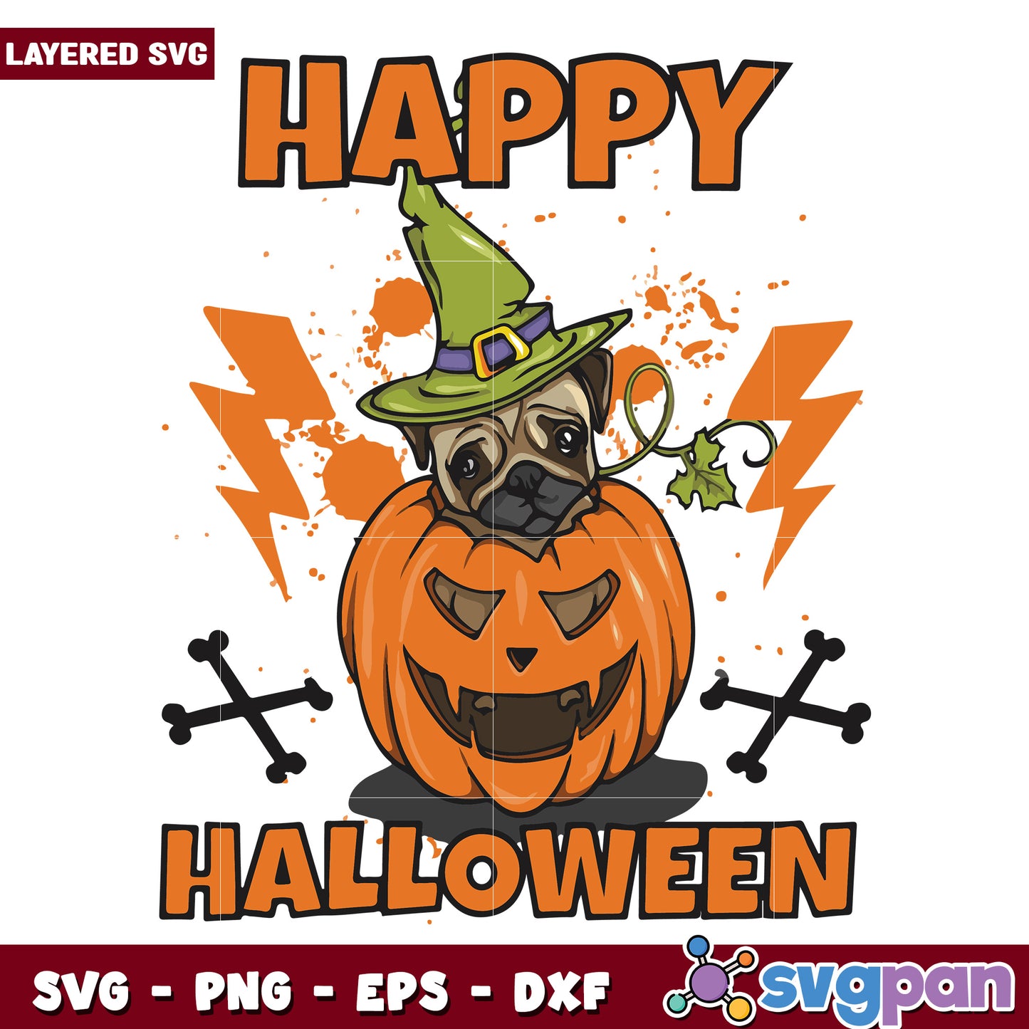 Happy halloween pumpkin svg, halloween movies svg, spirit halloween svg (2)