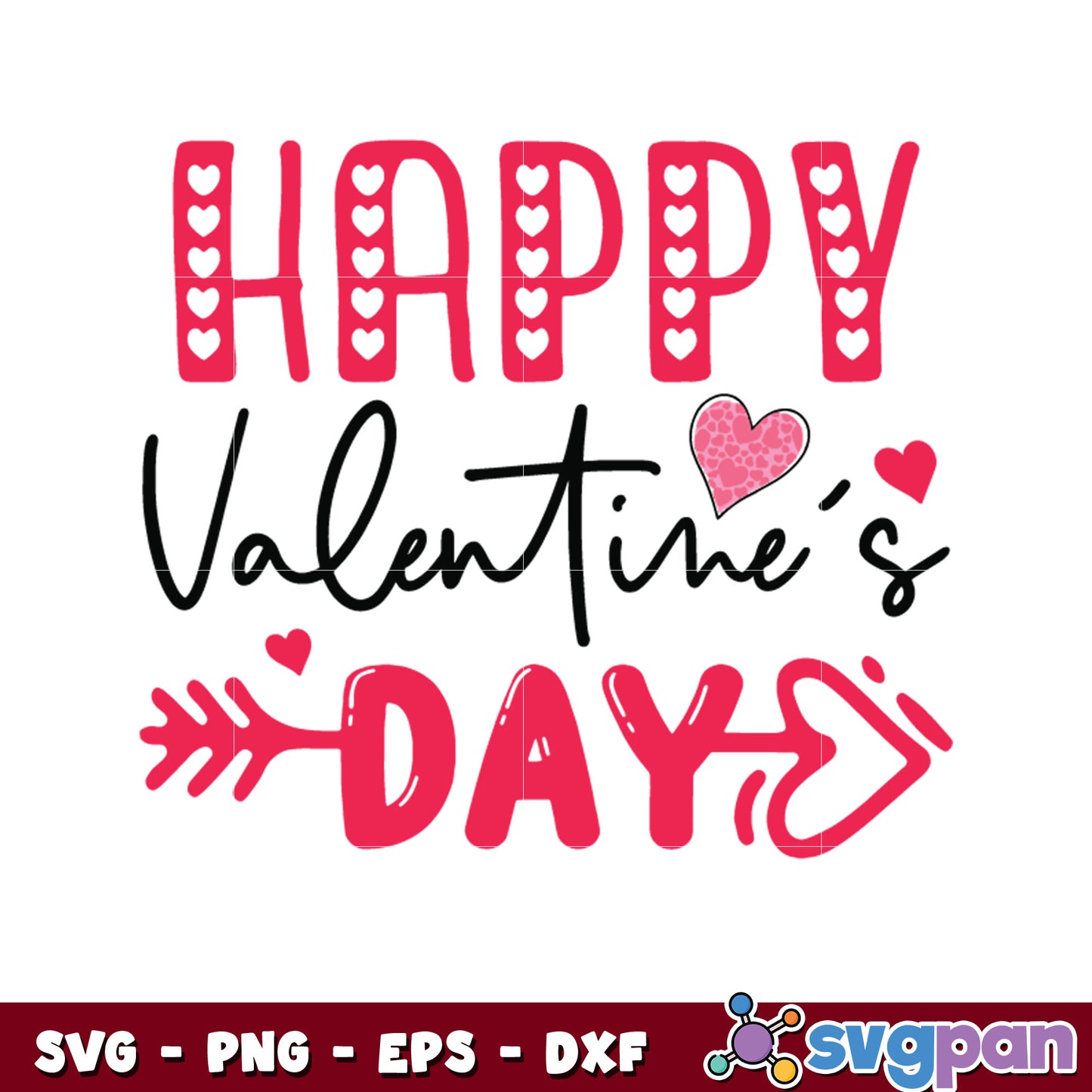 Happy valentines day logo svg design, happy valentines day svg