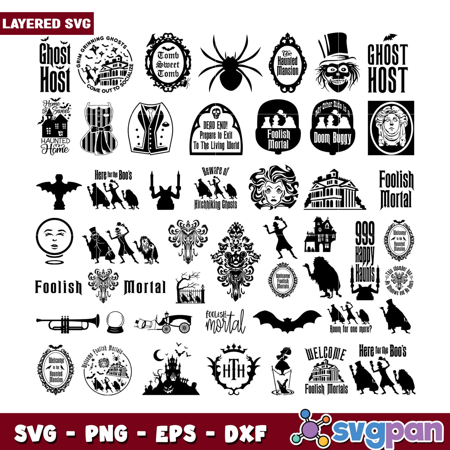 Haunted House SVG Bundle for Creative Projects