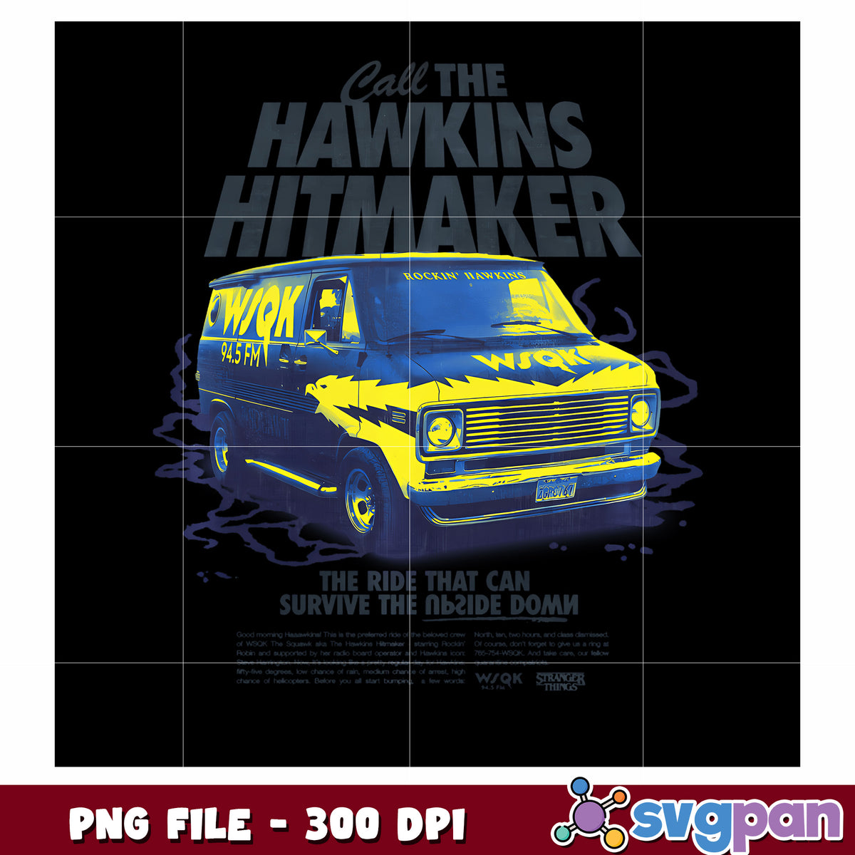 Hitmaker hawkins png, stranger things logo png, netflix horror png