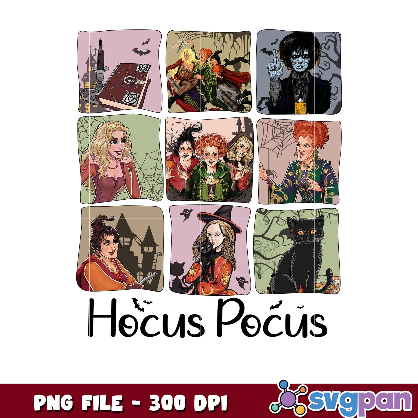 Hocus pocus halloween png, halloween png, halloween holiday png