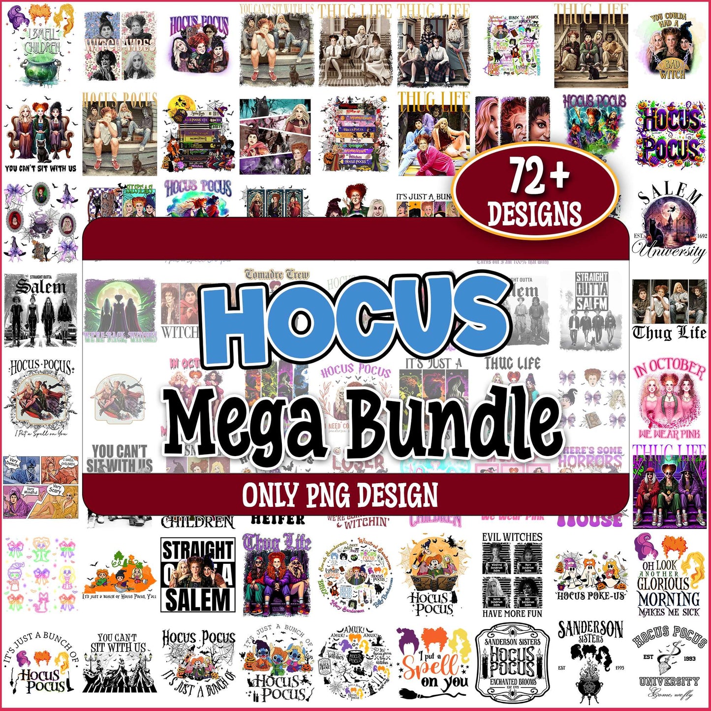 Hocus pocus png bundle