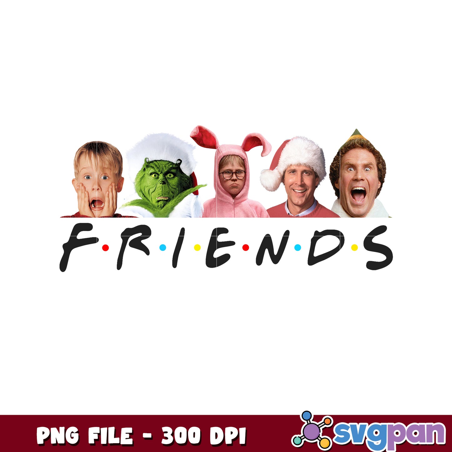 Home alone friends png, christmas png,happy christmas png