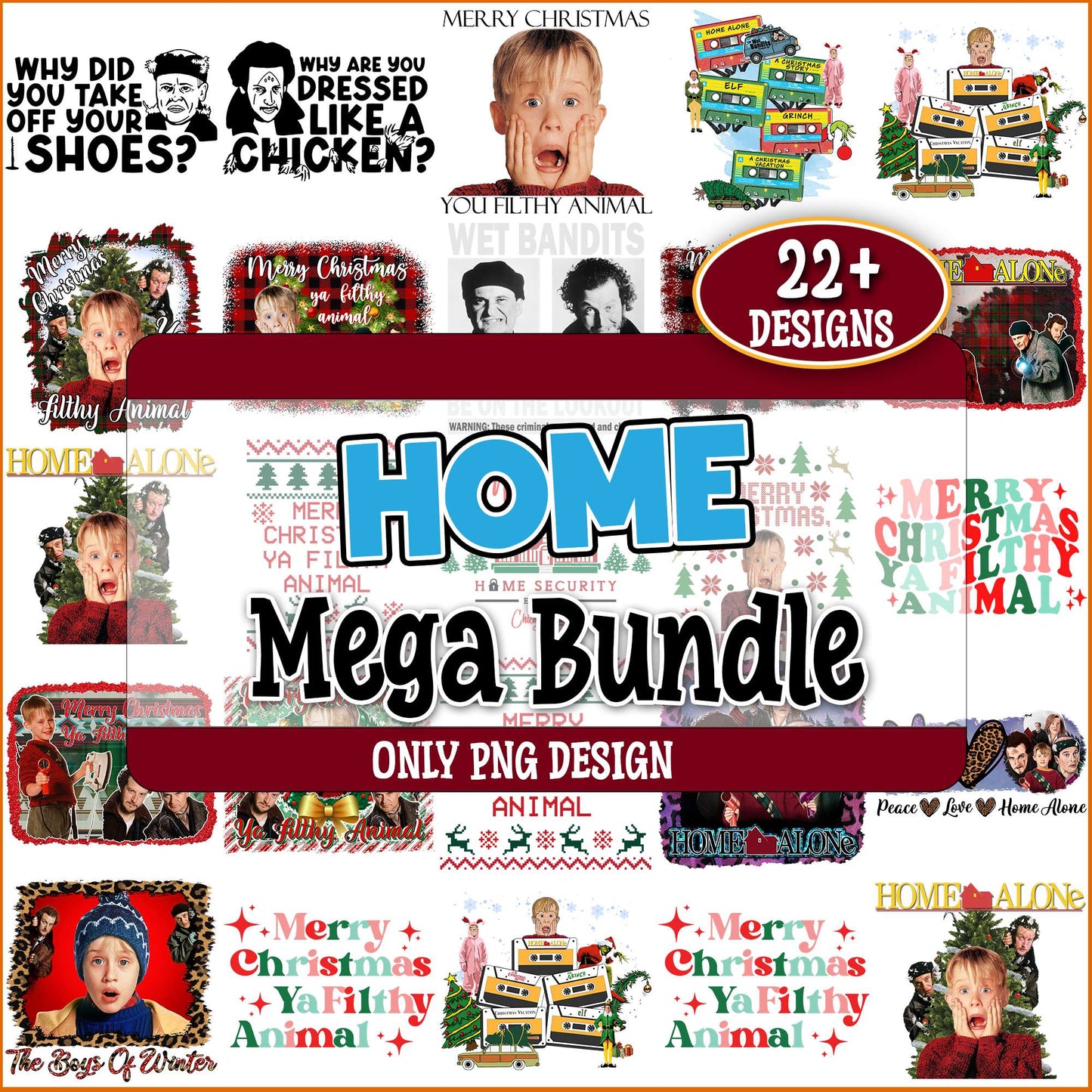 Home alone image png bundle