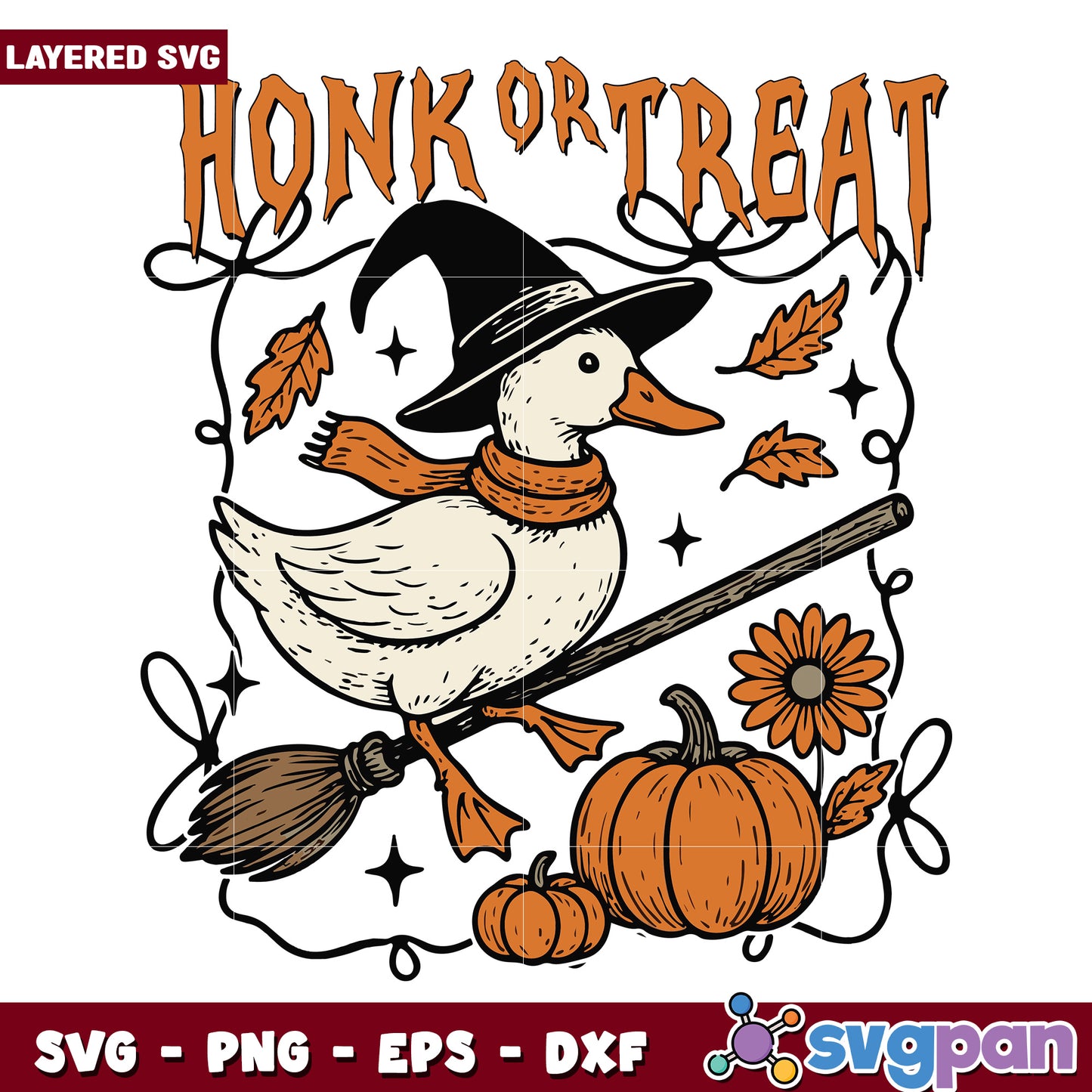 Honk or treat svg, spooky season svg, halloween vacation svg