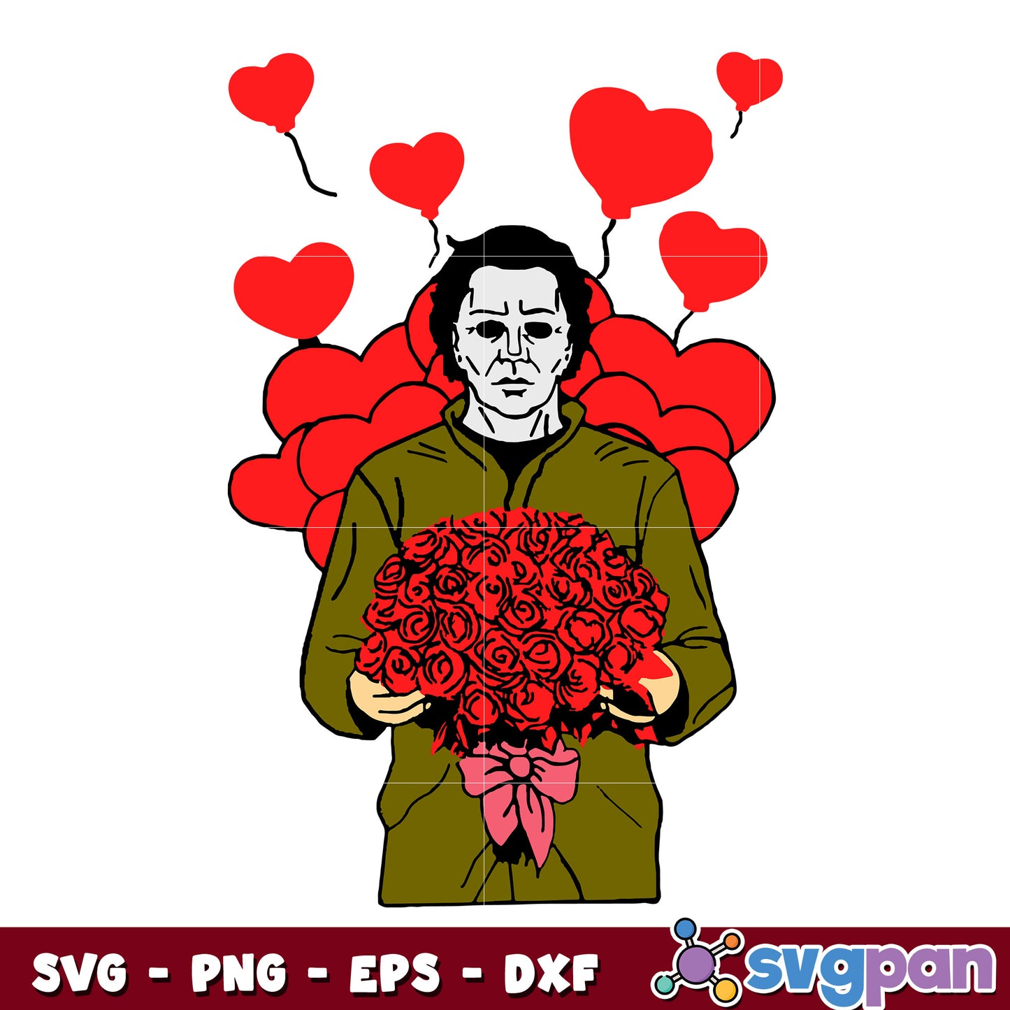 Horror Movie Valentine svg