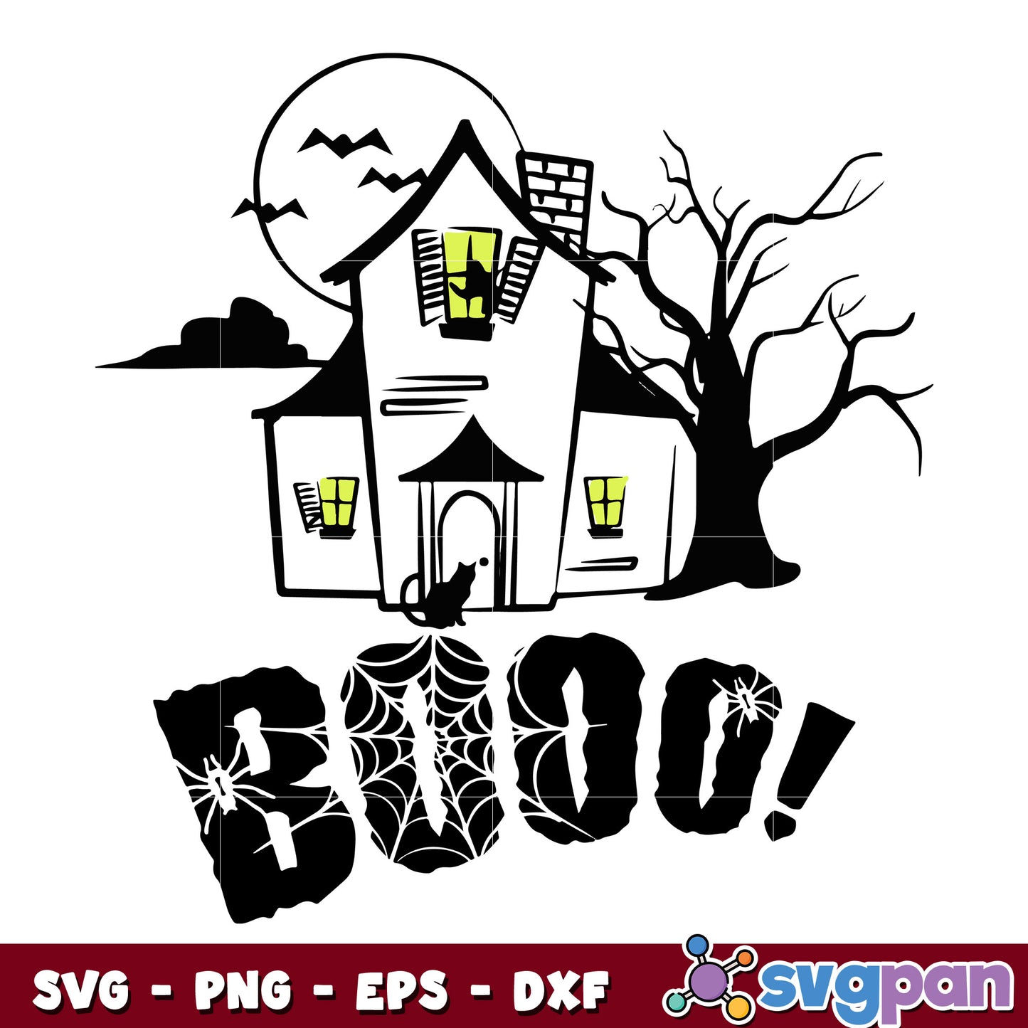 Horror Scary Spoonky Witch Ghost Boo svg