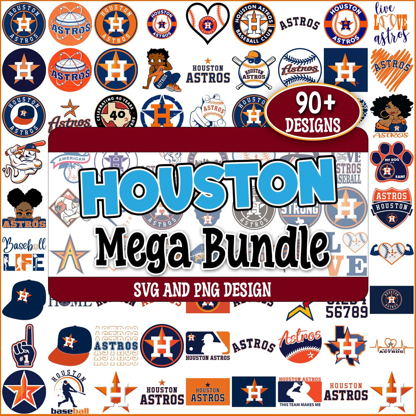 Houston astros logo svg bundle