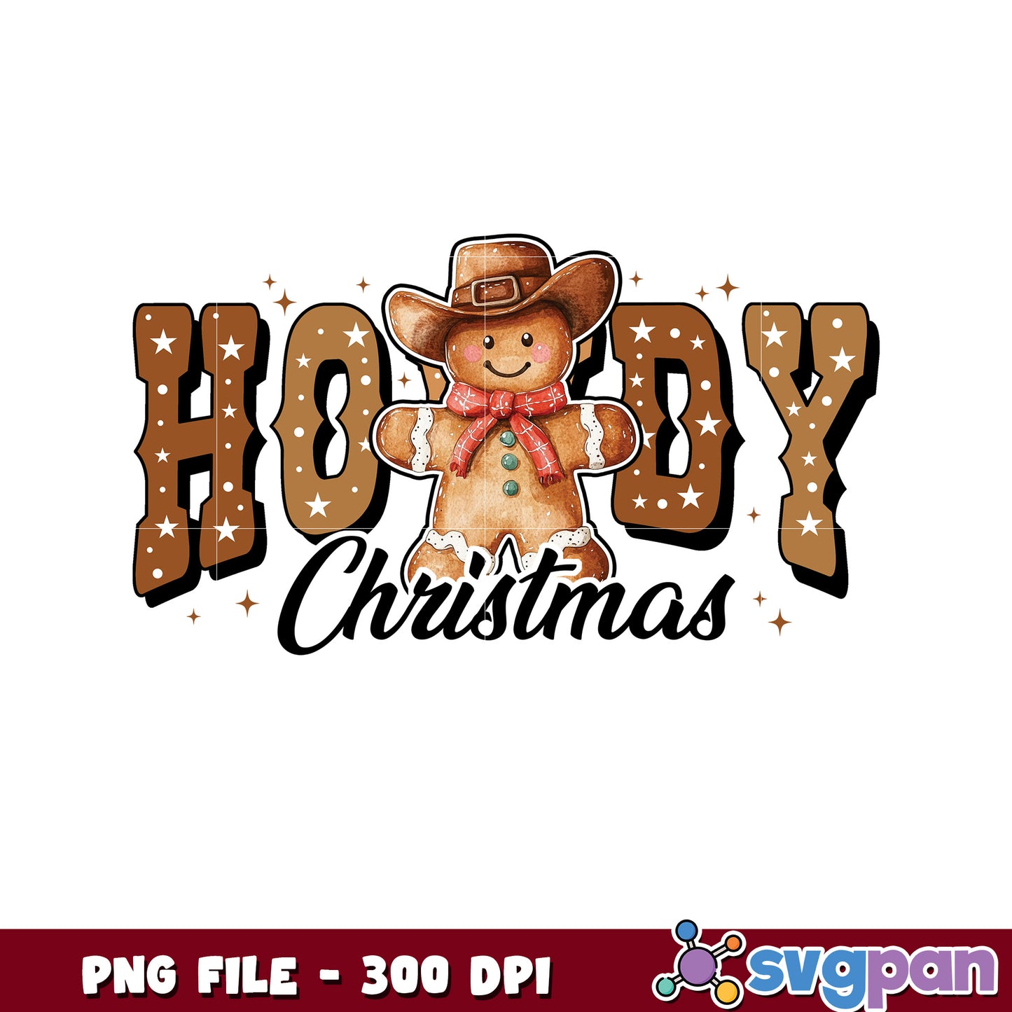 Howdy christmas ginger cookie png, christmas decor png, christmas cookies png