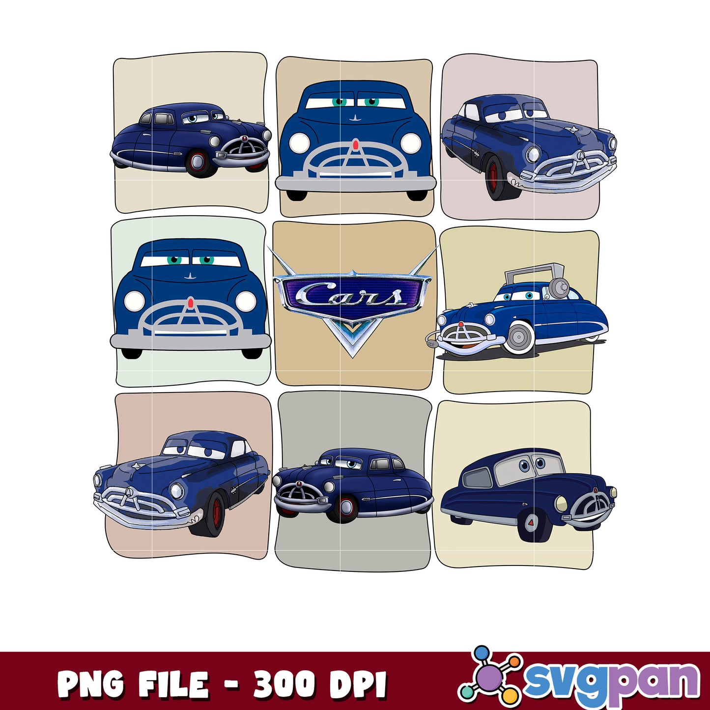 Hudson cars character png, disneyland png, disney movies png