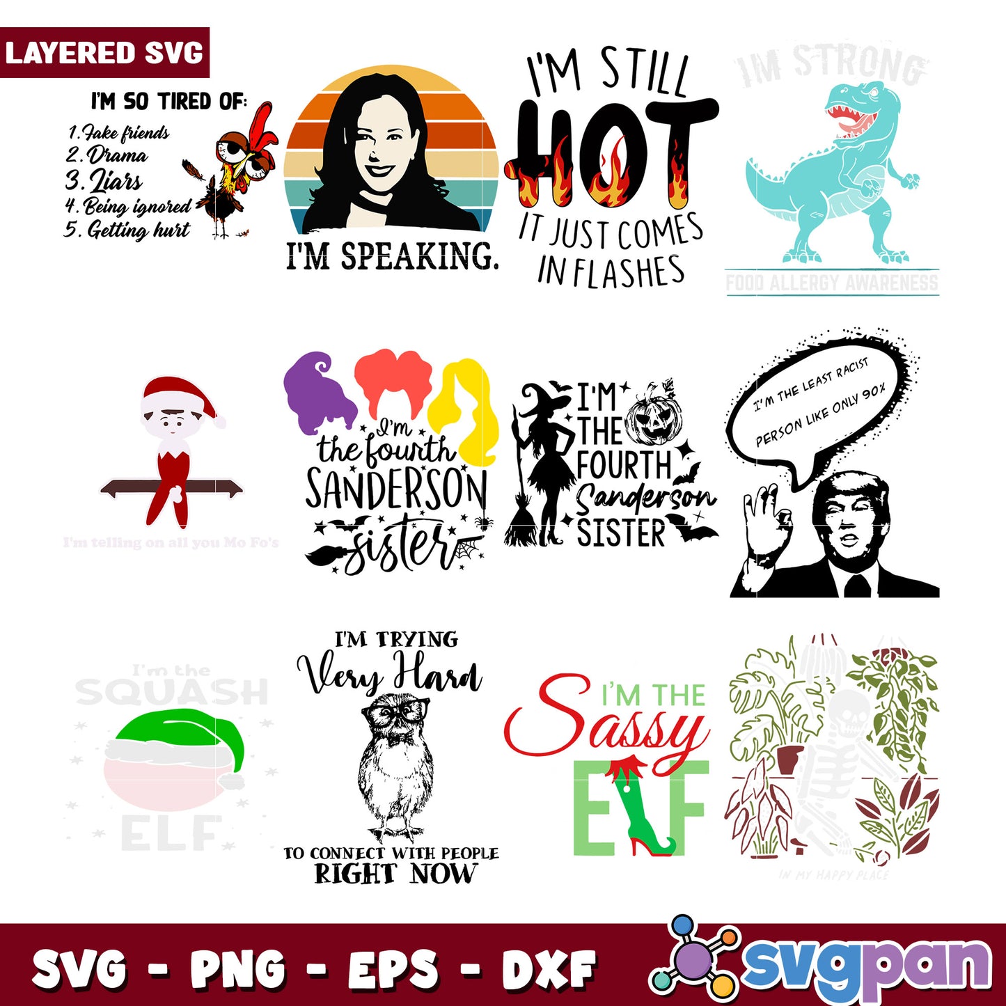 Humorous SVG Bundle for Creative Projects Online