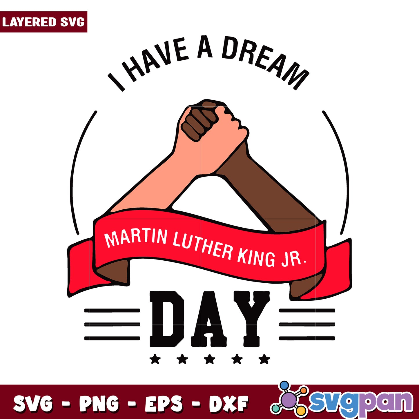 I Have a Dream Design for Martin Luther King Jr Day, Perfect for Print