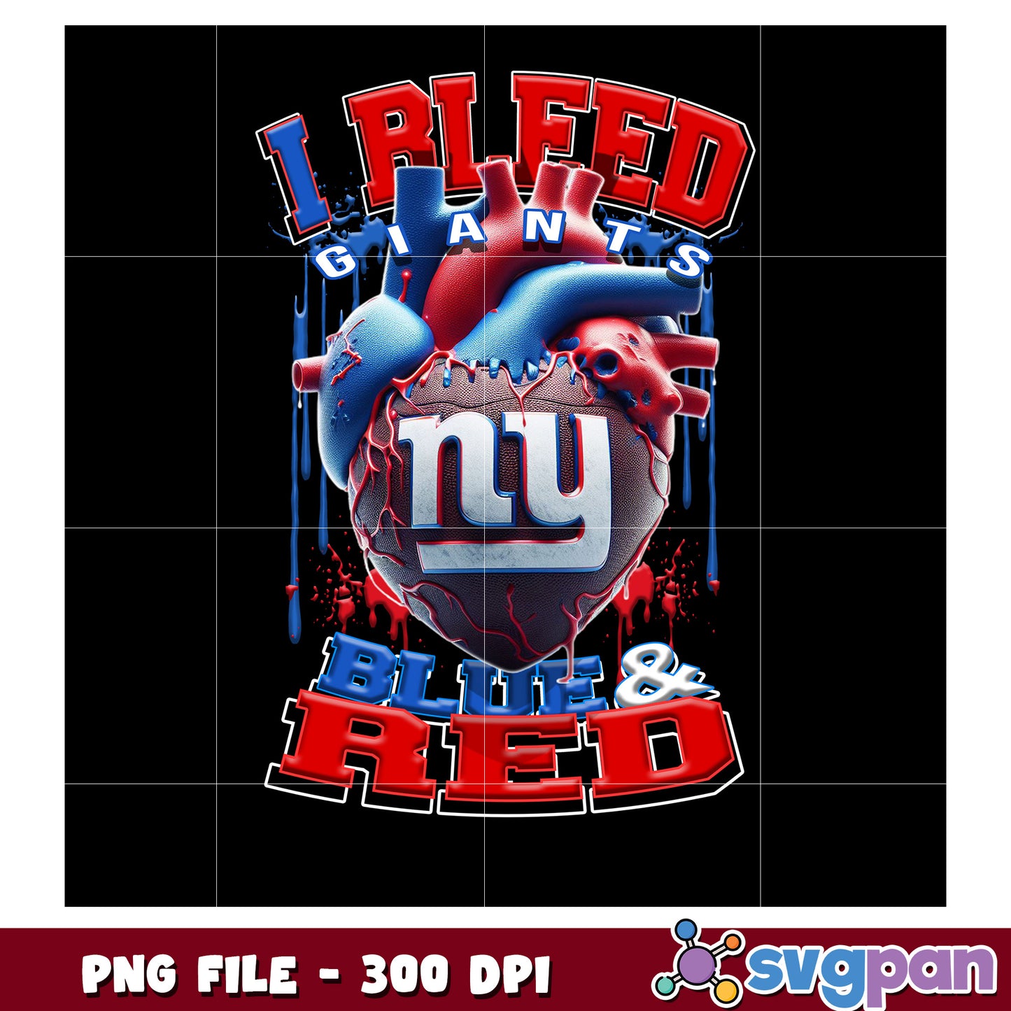 I bleed giants blue and red png, nft teams 2025 png, nfl games today png