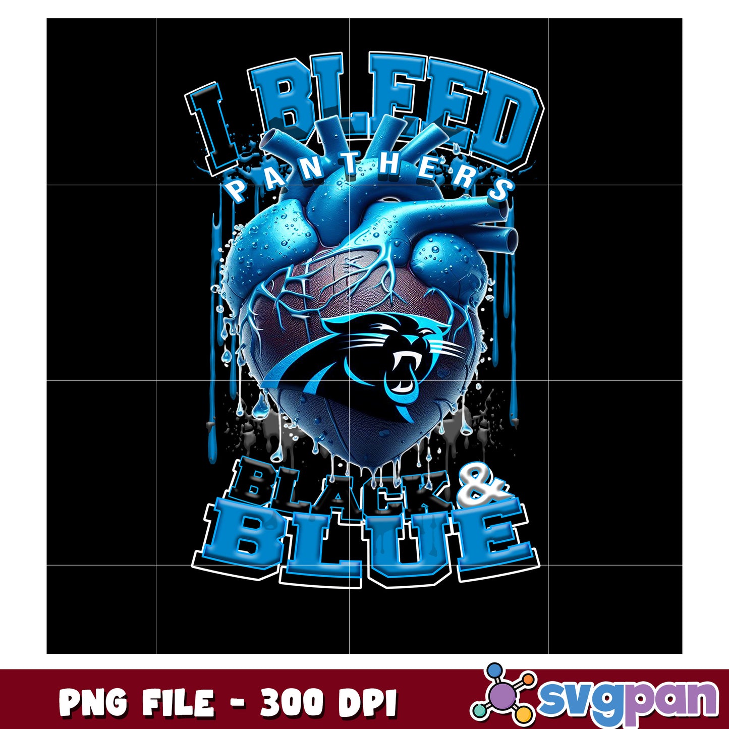 I bleed panthers black and blue png, nft teams 2025 png, nfl games today png
