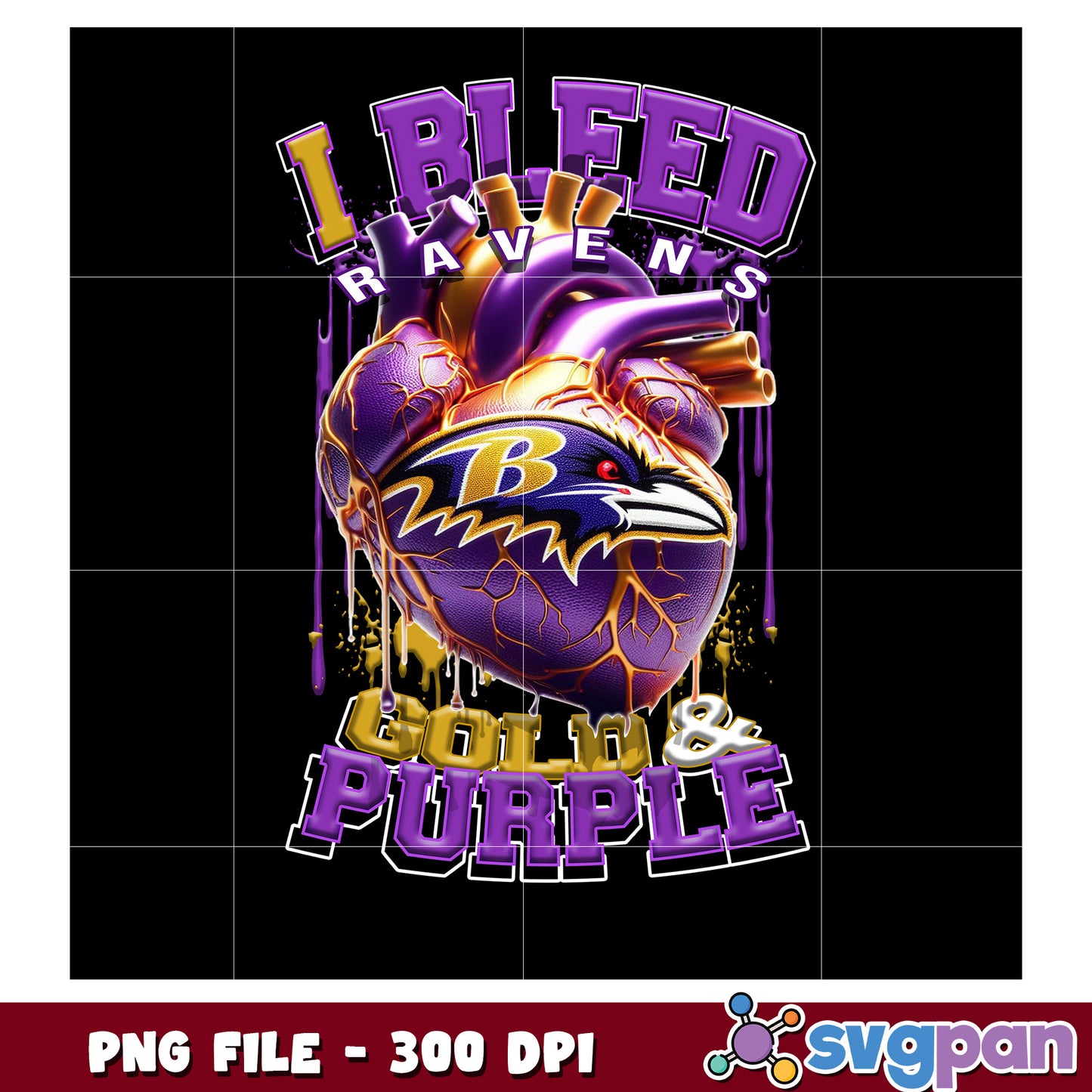 I bleed ravens gold and purple png, nft teams 2025 png, nfl games today png