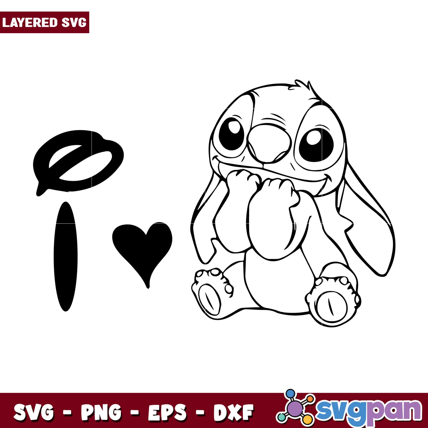I love stitch design svg, lilo and stitch toys svg, lilo and stitch movie svg