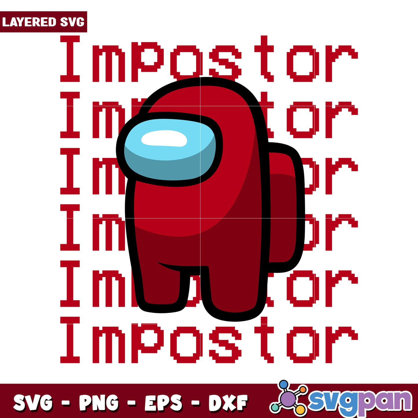 Impostor character design for creative projects, perfect for SVG users