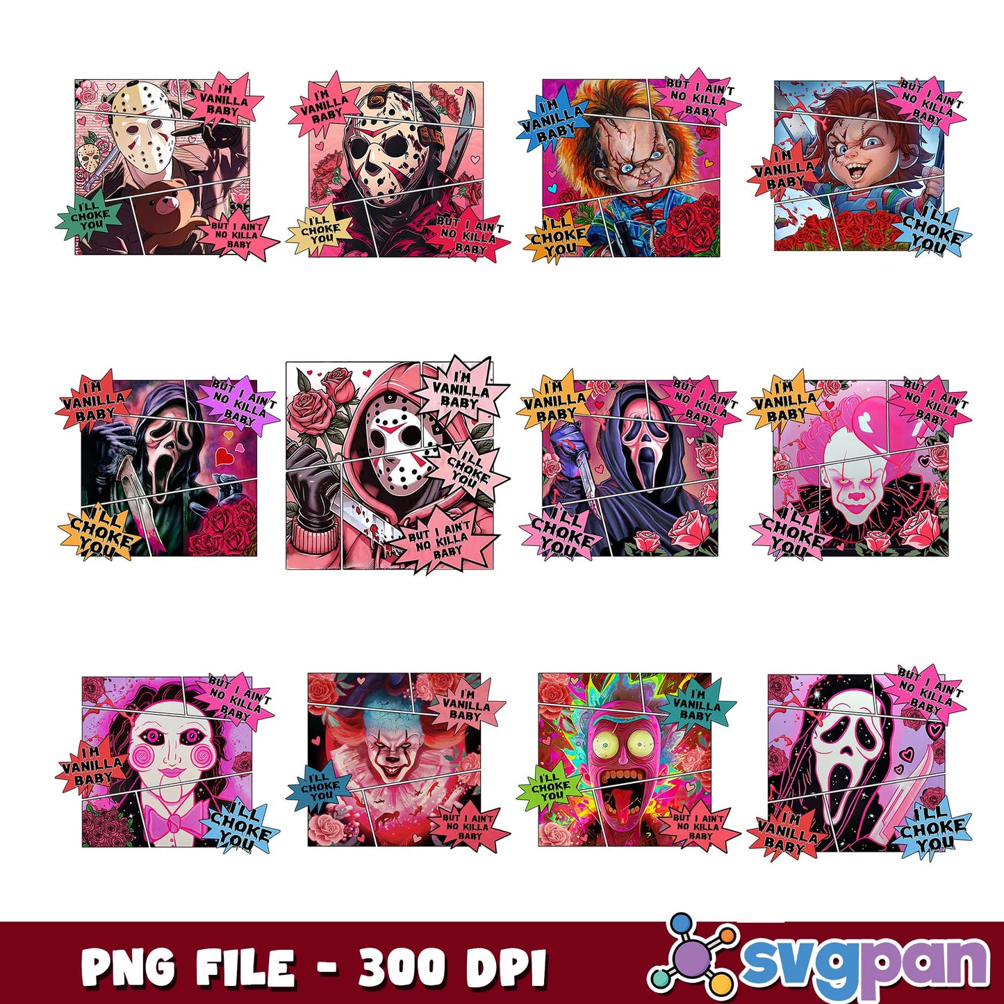 Im vanilla baby png bundle